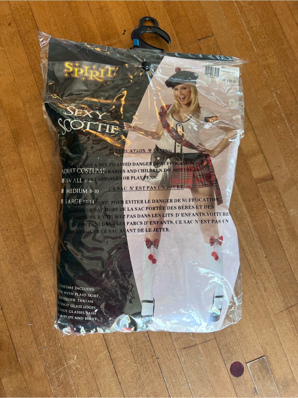 Spirit Halloween “Sexy Scottie” Costume